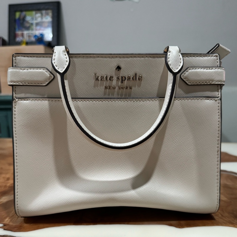 kate spade White Satchel